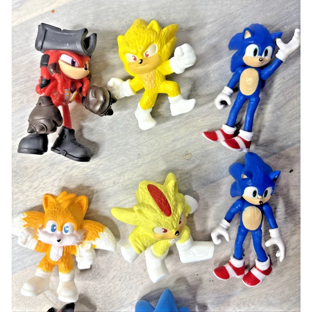 Sonic The Hedgehog Figure Lot of 8 Jakks Pacific Shadow Tails
